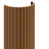 Mexen Ovalo 03 elastische, gerillte Wandpaneele 280 x 36 cm, technisches Furnier, Natürliche Eiche - S130-280-03-042