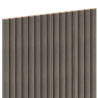 Mexen Ovalo 03 flexible gerillte Wandpaneele 280 x 36 cm, technisches Furnier, Graue Eiche - S130-280-03-043