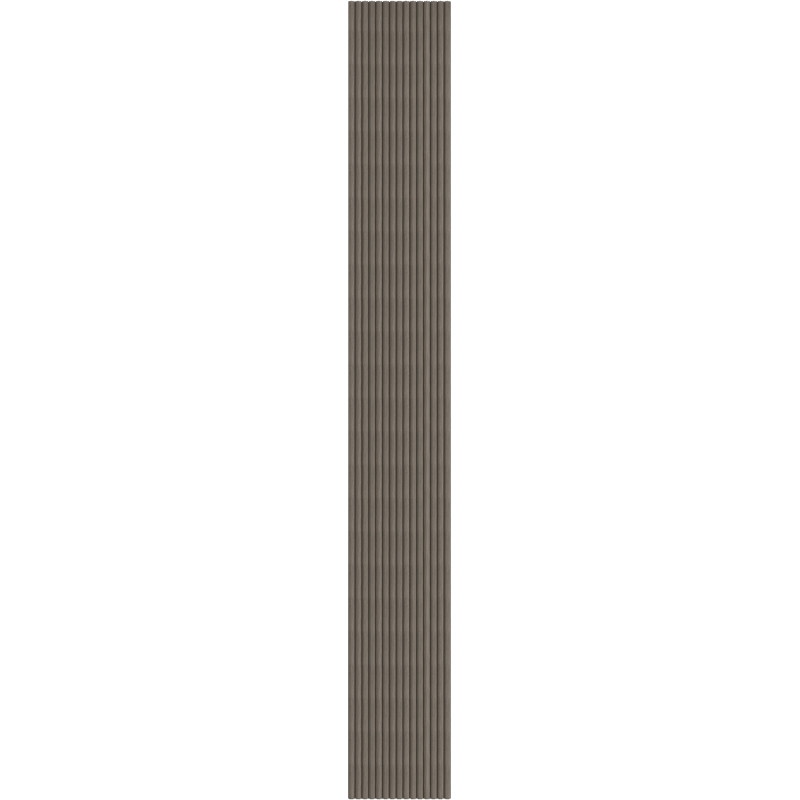 Mexen Ovalo 03 flexible gerillte Wandpaneele 280 x 36 cm, technisches Furnier, Graue Eiche - S130-280-03-043