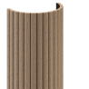 Mexen Ovalo 03 Rillen-Wandpaneele flexibel 280 x 36 cm, technisches Furnier, Hellnuss - S130-280-03-047
