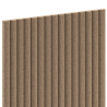 Mexen Ovalo 03 Rillen-Wandpaneele flexibel 280 x 36 cm, technisches Furnier, Hellnuss - S130-280-03-047