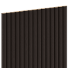 Mexen Ovalo 03 gerippte, flexible Wandpaneele 280 x 36 cm, technisches Furnier, Schwarze Eiche - S130-280-03-046