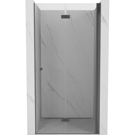 Mexen Mist-F faltbare Duschkabinentür rechts 105 cm, transparent, Gun Metal - 8A6-105-000-95-00-P