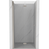 Mexen Mist-F faltbare Duschkabinentür links 60 cm, transparent, gebürstetes Nickel - 8A6-060-000-97-00-L