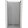 Mexen Mist-F faltbare Duschabtrennung rechts 70 cm, transparent, gebürsteter Nickel - 8A6-070-000-97-00-P