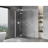 Mexen Mist-F faltbare Duschkabine links 70 x 85 cm, transparent, weiß - 8A6T-070-085-20-00-L