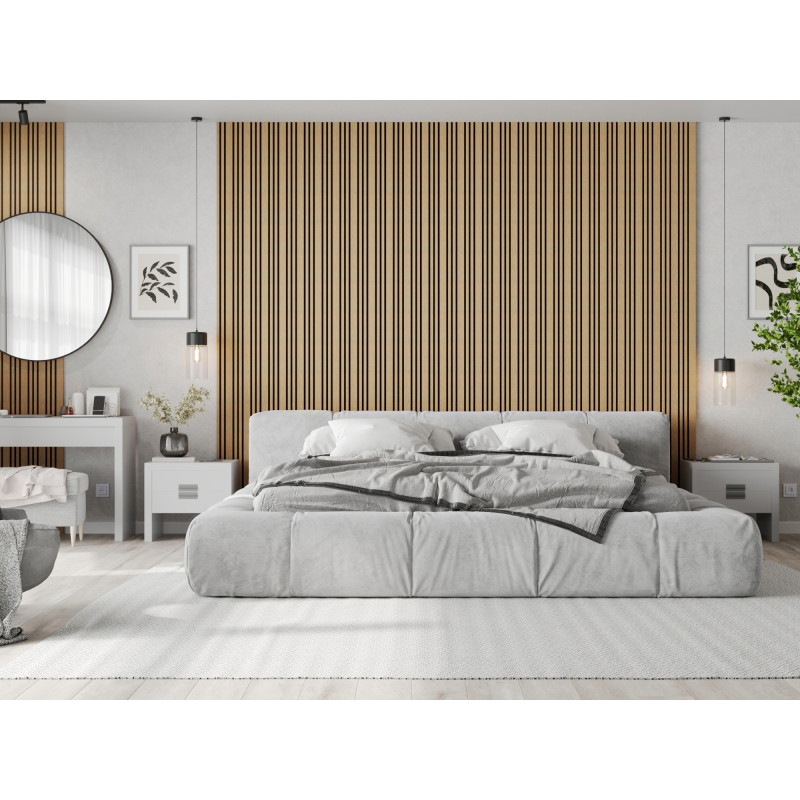 Mexen Lam-F Slim 01 Akustische Wandlamellen 280 x 36,5 cm, Filz 9 mm, technisches Furnier, Eiche Classic - S107-280-01-041