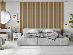 Mexen Lam-F Slim 01 Akustische Wandlamellen 280 x 36,5 cm, Filz 9 mm, technisches Furnier, Eiche Classic - S107-280-01-041