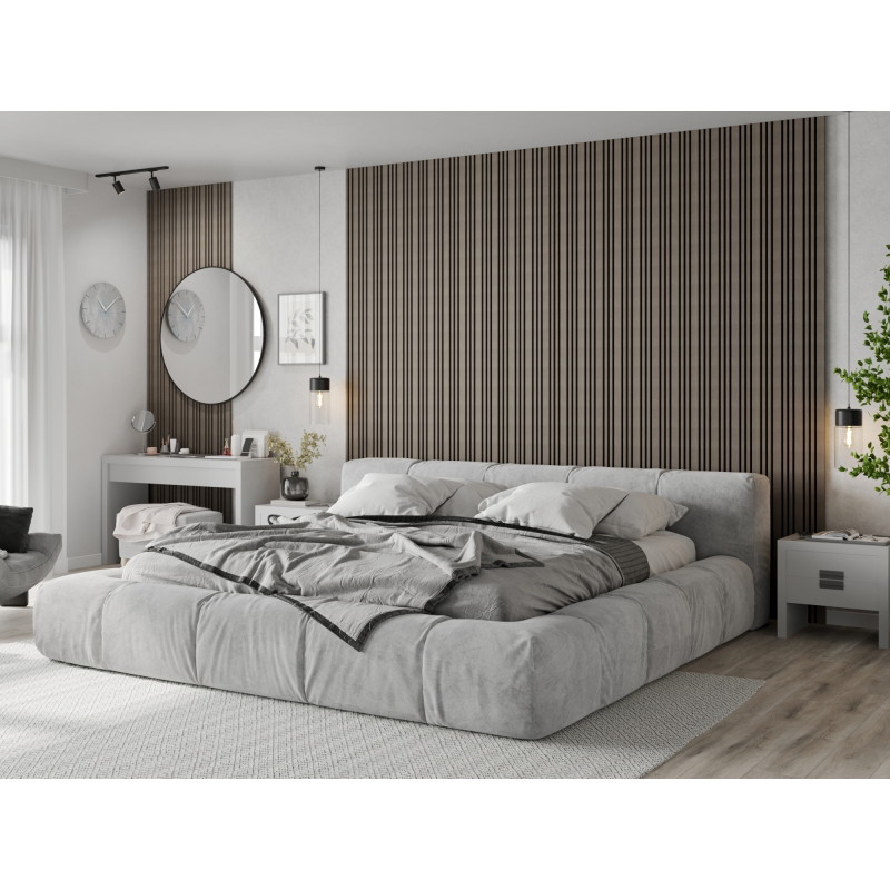 Mexen Lam-F Slim 01 Akustik-Wandpaneele 280 x 36,5 cm, Filz 9 mm, Technisches Furnier, Graue Eiche - S107-280-01-043