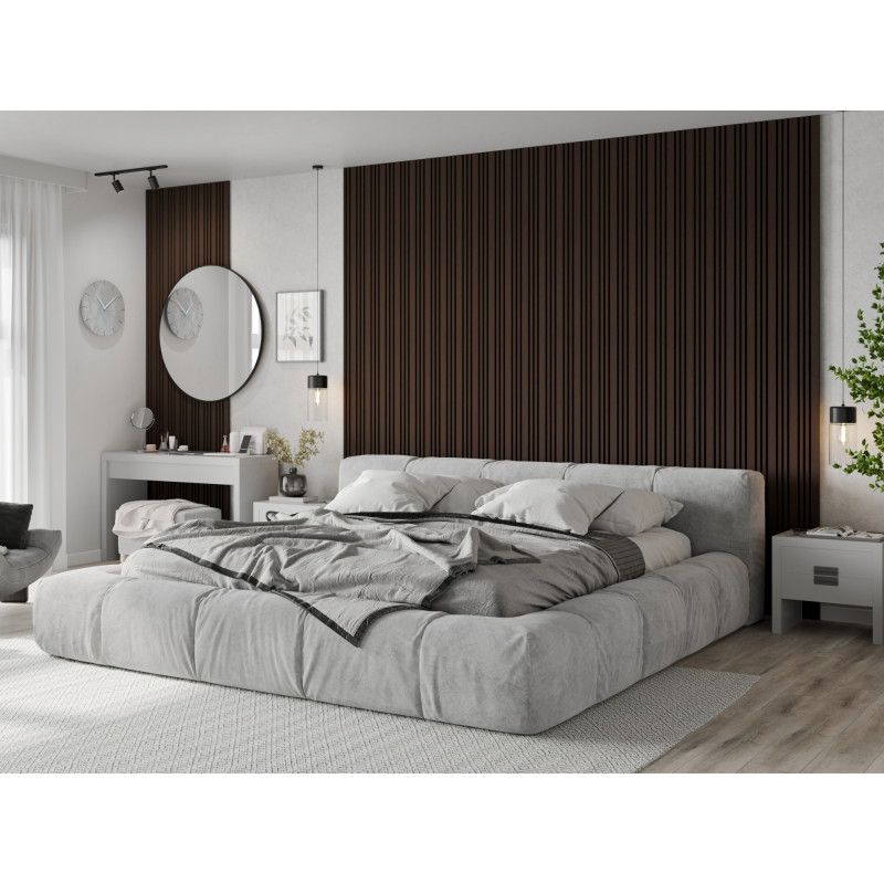Mexen Lam-F Slim 01 Akustische Wandpaneele 280 x 36,5 cm, Filz 9 mm, technisches Furnier, Eiche Mocca - S107-280-01-045