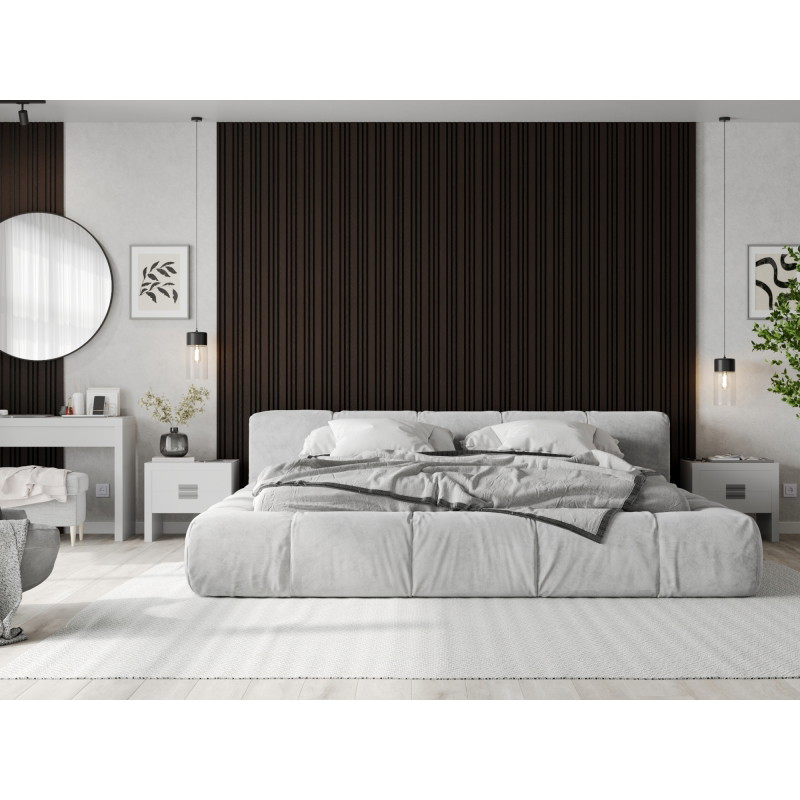 Mexen Lam-F Slim 01 Akustische Wandpaneele 280 x 36,5 cm, Filz 9 mm, technisches Furnier, Schwarze Eiche - S107-280-01-046