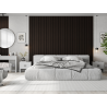 Mexen Lam-F Slim 01 Akustische Wandpaneele 280 x 36,5 cm, Filz 9 mm, technisches Furnier, Schwarze Eiche - S107-280-01-046