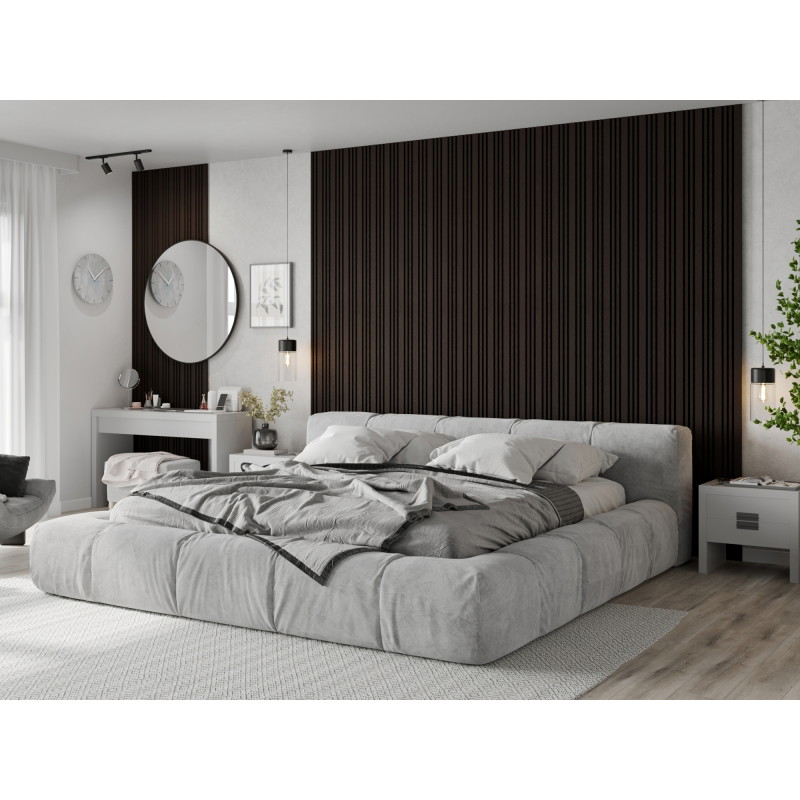 Mexen Lam-F Slim 01 Akustische Wandpaneele 280 x 36,5 cm, Filz 9 mm, technisches Furnier, Schwarze Eiche - S107-280-01-046