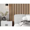 Mexen Lam-F Slim 01 Akustische Wandpaneele 280 x 36,5 cm, Filz 9 mm, technisches Furnier, Gebleichte Eiche - S107-280-01-040