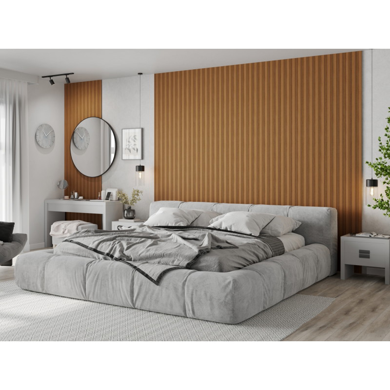 Mexen Lam-F Nano 01 Akustische Wandlamellen 280 x 32,4 cm, Filz 9 mm, technisches Furnier, Natur Eiche - S108-280-01-042
