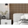 Mexen Lam-F Nano 01 Akustische Wandpaneele 280 x 32,4 cm, Filz 9 mm, technisches Furnier, Dunkle Walnuss - S108-280-01-044