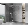 Mexen Mist-F faltbare Duschkabine links 115 x 110 cm, transparent, weiß - 8A6T-115-110-20-00-L