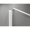Mexen Mist-F faltbare Duschkabine rechts 100 x 80 cm, transparent, weiß - 8A6T-100-080-20-00-P