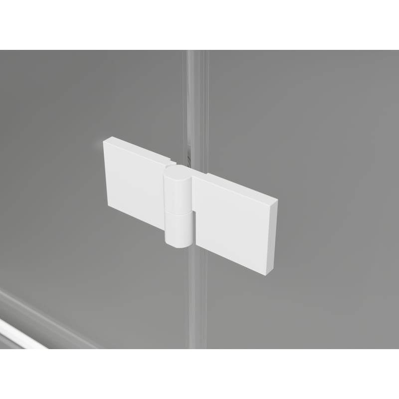 Mexen Mist-F klappbare Duschkabine rechts 75 x 85 cm, transparent, weiß - 8A6T-075-085-20-00-P