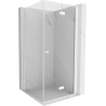 Mexen Mist-F faltbare Duschkabine rechts 90 x 90 cm, transparent, weiß - 8A6T-090-090-20-00-P
