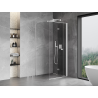 Mexen Mist-F faltbare Duschkabine rechts 95 x 95 cm, transparent, weiß - 8A6T-095-095-20-00-P