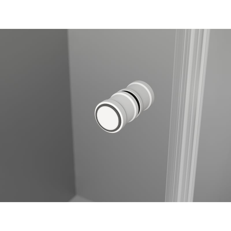 Mexen Mist-F faltbare Duschkabine rechts 75 x 100 cm, transparent, weiß - 8A6T-075-100-20-00-P