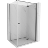 Mexen Mist-F Faltbare Duschkabine rechts 90 x 70 cm, transparent, gun gray gebürstet - 8A6T-090-070-66-00-P