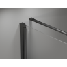 Mexen Mist-F faltbare Duschkabine rechts 80 x 90 cm, transparent, gun gray gebürstet - 8A6T-080-090-66-00-P