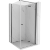 Mexen Mist-F faltbare Duschkabine rechts 95 x 95 cm, transparent, gebürstetes gun gray - 8A6T-095-095-66-00-P