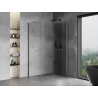Mexen Mist-F faltbare Duschkabine rechts 75 x 100 cm, transparent, gebürstetes Gun Gray - 8A6T-075-100-66-00-P