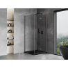Mexen Mist-F faltbare Duschkabine rechts 110 x 110 cm, transparent, gun gray gebürstet - 8A6T-110-110-66-00-P