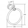 Mexen Estela Handtuchhalter, Chrom - 7011532-00