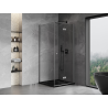 Mexen Mist-F faltbare Duschkabine rechts 85 x 85 cm, transparent, gun metal - 8A6T-085-085-95-00-P