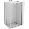 Mexen Mist-F faltbare Duschkabine rechts 75 x 90 cm, transparent, Gun Metal - 8A6T-075-090-95-00-P