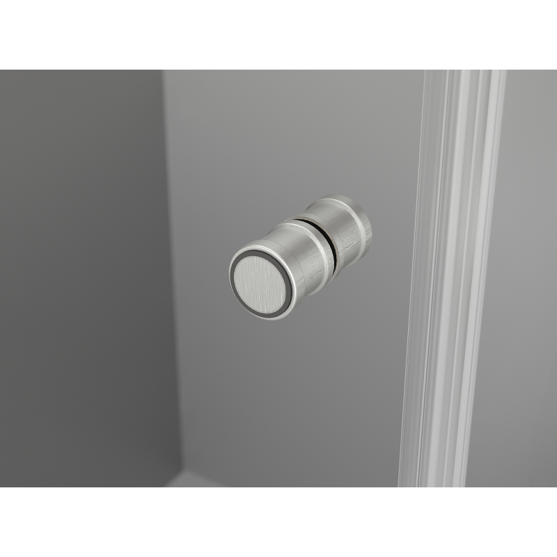 Mexen Mist-F faltbare Duschkabine rechts 115 x 90 cm, transparent, gebürsteter Nickel - 8A6T-115-090-97-00-P