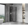Mexen Mist-F Duo faltbare Duschkabine 70 x 70 cm, transparent, weiß - 8A6-070L-070P-20-00
