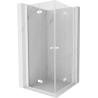 Mexen Mist-F Duo faltbare Duschkabine 70 x 70 cm, transparent, weiß - 8A6-070L-070P-20-00