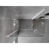 Mexen Mist-F Duo faltbare Duschkabine links 75 x 70 cm, transparent, weiß - 8A6-075L-070P-20-00