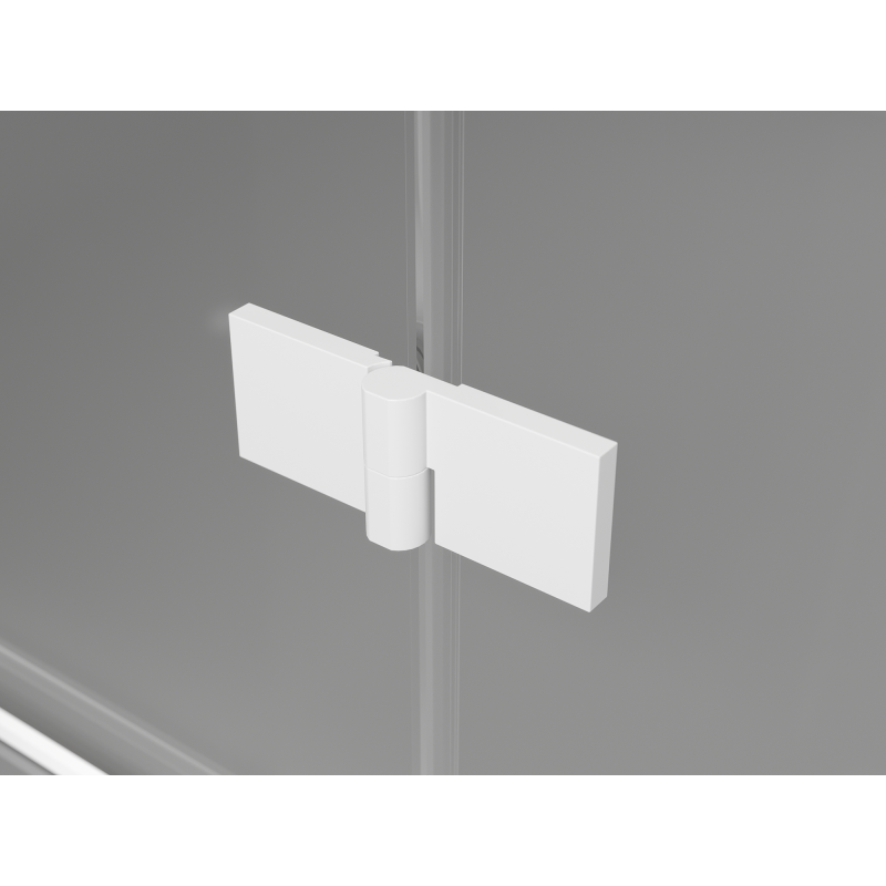 Mexen Mist-F Duo Duschkabine, klappbar, links 115 x 70 cm, transparent, weiß - 8A6-115L-070P-20-00