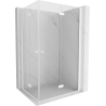 Mexen Mist-F Duo Duschkabine faltbar rechts 70 x 75 cm, transparent, weiß - 8A6-070L-075P-20-00