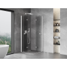Mexen Mist-F Duo klappbare Duschkabine 75 x 75 cm, transparent, weiß - 8A6-075L-075P-20-00