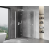 Mexen Mist-F Duo faltbare Duschkabine links 115 x 85 cm, transparent, weiß - 8A6-115L-085P-20-00