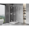 Mexen Mist-F Duo faltbare Duschkabine 95 x 95 cm, transparent, weiß - 8A6-095L-095P-20-00