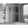 Mexen Mist-F Duo Duschkabine klappbar rechts 90 x 100 cm, transparent, weiß - 8A6-090L-100P-20-00