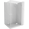 Mexen Mist-F Duo Duschkabine faltbar rechts 115 x 120 cm, transparent, weiß - 8A6-115L-120P-20-00