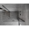 Mexen Mist-F Duo Duschkabine faltbar rechts 80 x 90 cm, transparent, gebürstet gun gray - 8A6-080L-090P-66-00
