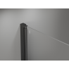 Mexen Mist-F Duo Duschkabine klappbar rechts 70 x 105 cm, transparent, gebürstetes Gun Gray - 8A6-070L-105P-66-00