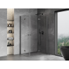 Mexen Mist-F Duo Duschkabine faltbar rechts 70 x 120 cm, transparent, gun gray gebürstet - 8A6-070L-120P-66-00