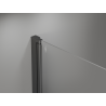 Mexen Mist-F Duo Falttür-Duschkabine rechts 80 x 90 cm, transparent, Gun Metal - 8A6-080L-090P-95-00
