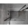 Mexen Mist-F Duo faltbare Duschkabine links 120 x 95 cm, transparent, Gunmetal - 8A6-120L-095P-95-00
